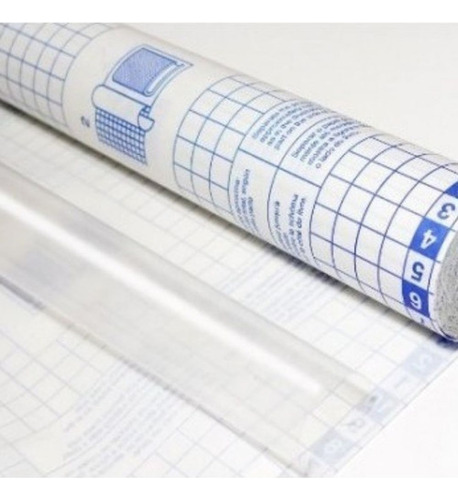 Papel Plástico Adesivo Contact Cristal Transparente 45cmx25m