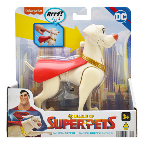 Dc League Of Superpets Krypto Sonido 14cm Mattel 