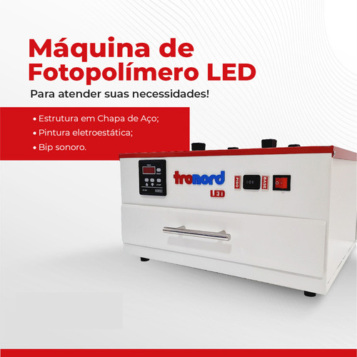 Maquina De Carimbos Tronord 480x400x270mm Led