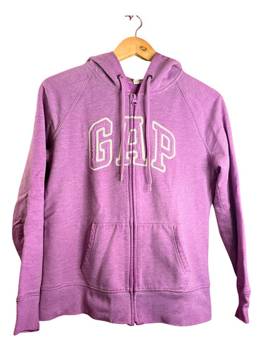 Buzo Con Cierre Gap Con Logo Rosa Talle M Con Detalle