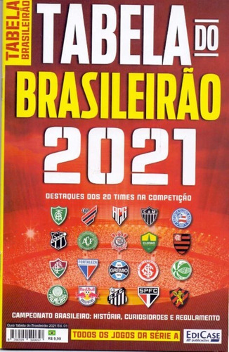 Guia Tabela Do Brasileirao 2021 Ed. 01