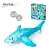 Comprar Flotador Inflable Montable Tiburon C\u002F Agarraderas P Niño +3