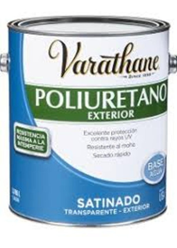 Poliuretano Varathane Exterior Satinado X3.8 Pintu Don Luis