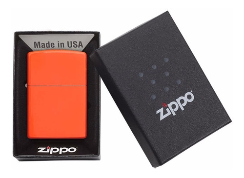 Encendedor Zippo Neon Naranja