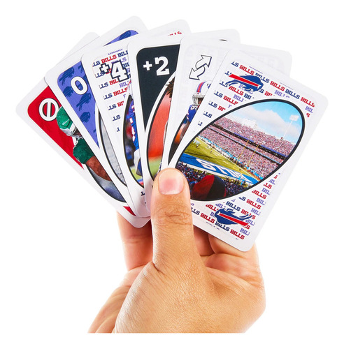 Uno Fandom Bills Nfl Juego Cartas Mattel Game Creations