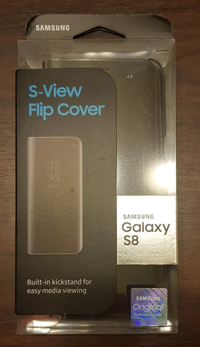 S-view Flip Cover S8 Original - Nuevo Y Sellado - Negro