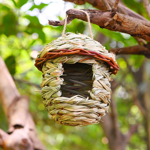 Casa Para Pájaros Colgante 15x15x16cm Caseta Para Pájaros