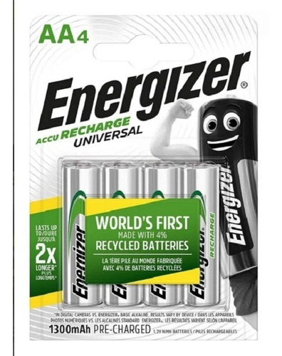 Energizer Aa Recargable 4 Unidades 4778