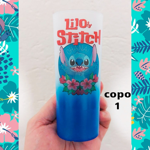 20 Copo Lilo Stitch Personalizado Long Drink Festa