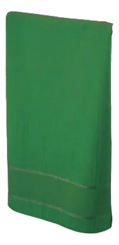 Toalha De Rosto Para Bordar Ponto Cruz 50x80 Velour Bella Cor Verde-escuro