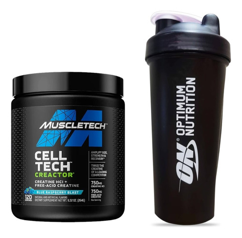 Creatina Cell Tech Creactor - Muscletech - 120sv + Shaker