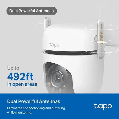 Câmera De Segurança Externa Tp-link Tapo C520ws 2k Qhd Branco