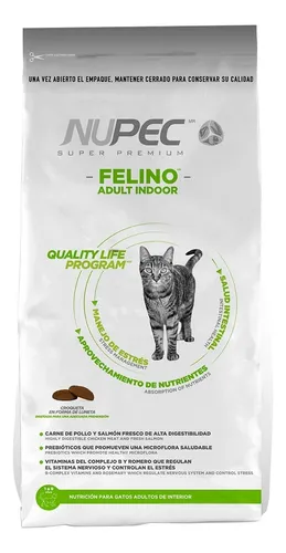 Alimento Nupec Nutricion Cientifica Consciente Indoor Para Gato Adulto Sabor Pollo Salmon Arroz En Bolsa De 3kg Envio Gratis Alimento Nupec Nutricion Cientifica Consciente Indoor Para Gato Adulto Sabor Pollo Salmon Arroz En Bolsa De 3kg Envio Gratis