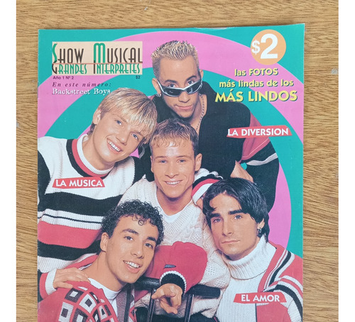 Revista Show Musical Nº2 Backstreet Boys Completa 