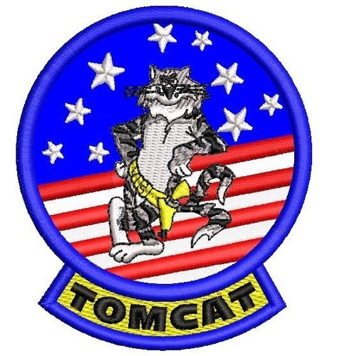 4 Parches Top Gun Tomcat Borbados, Calidad