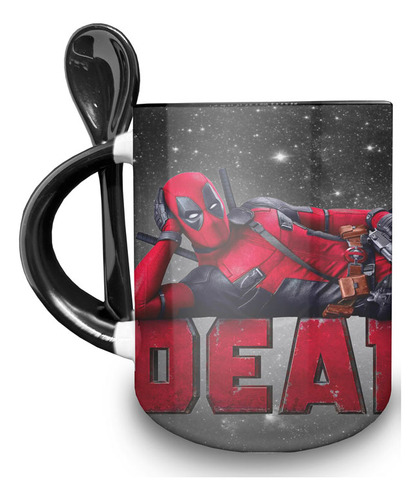 Taza Cuchara 11oz - Deadpoll Sexy