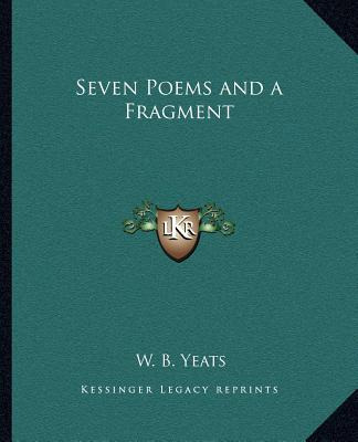 Libro Seven Poems And A Fragment - Yeats, William Butler