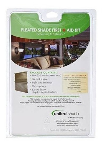 Imagen 2 de 2 de Kit De Reparación De Cortinas Plisadas United Shade 650000,
