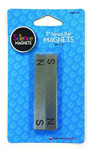 Dowling Magnets Imanes De Barra De Alnico De 3 Pulgadas, Jue