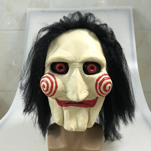 Peluca De Títeres De Película Massacre Jigsaw, Máscaras Con