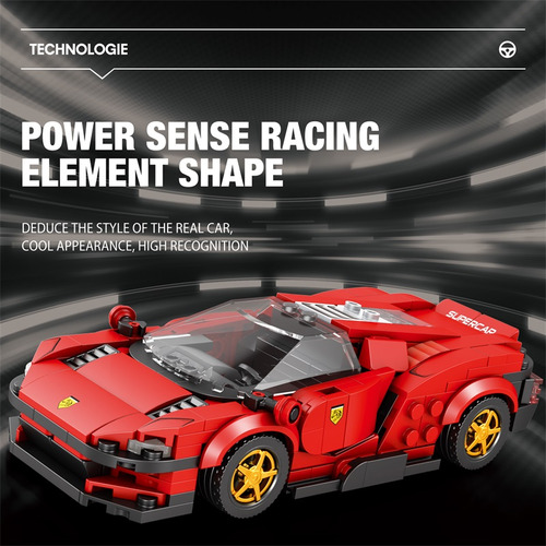 Bloques De Construcción Para Autos Deportivos Speed Champion