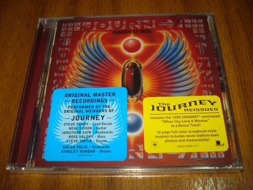 Cd Journey / Greatest Hits (nuevo Y Sellado) Made In Usa