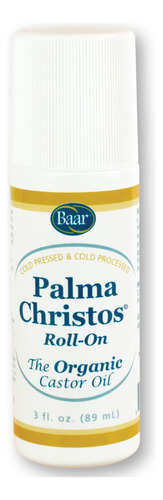 Palma Christos Roll-on, Aceite De Ricino Organico 3 Oz