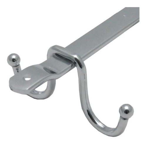 Imagen 3 de 3 de Soporte Tazas De 6 Ganchos Cromado Hafele 26cm 541.93.551