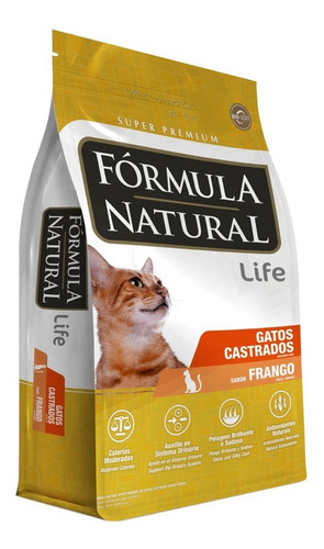 Ração Para Gatos Fórmula Natural Gato Adulto Castrado 1kg