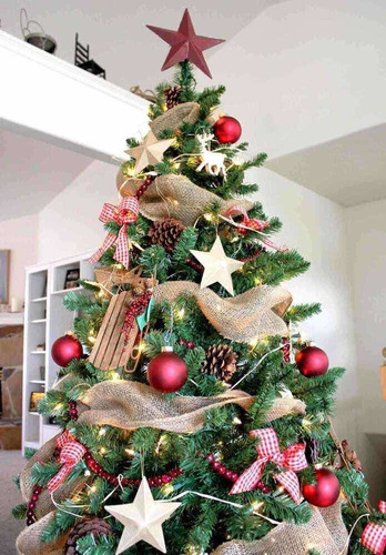 Arbol De Navidad Frondoso De Hojas 1.80 Mts X 90 Cm (tetero)