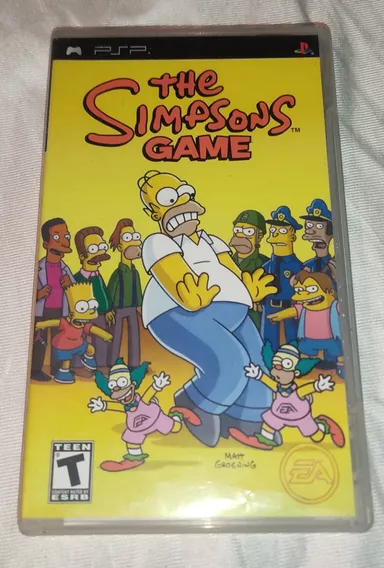 The Simpsons Game Psp - Unicamente Caja !