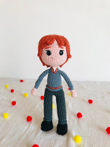 Ronald Weasley Amigurumi Peluche Tejido Ron De Harry Potter