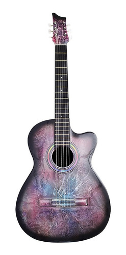 ¡ Guitarra Acústica Para Estudio Boquete Multicolor !!