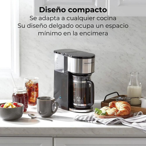 Cafetera Hamilton Beach Home Barista Multifunción 7 En 1