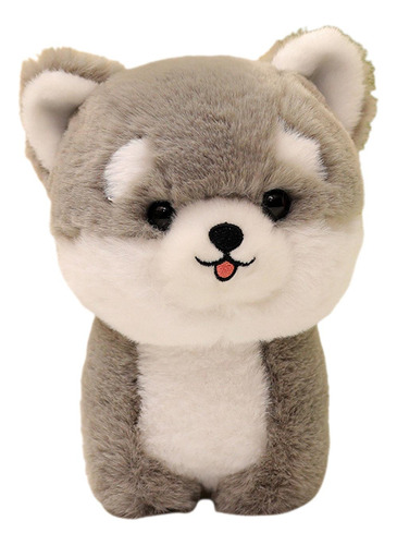 Juguete Husky De Peluche Realista, Perro De Juguete 35cm