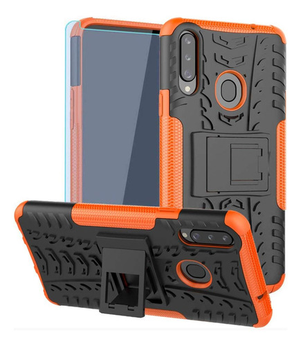 Funda Para Galaxy A20s Sktgslamy Tough Rugged Kickstand Nara