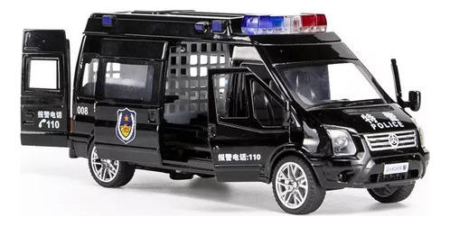 Maqueta De Coche De Policía De Ambulancia De Simulación 1/32