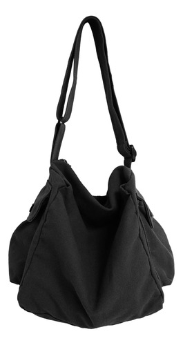 Bolsa De Lona Hobo Crossbody Bolso Bandolera De Capacidad Co