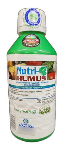 Ertilizante Organico Nutri Humus Acidos Humicos+fulvicos1lt