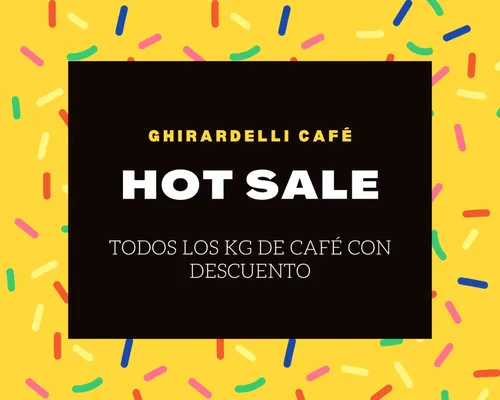 Hot Sale - Café Colombia Ghirardelli Molido/grano 2kg