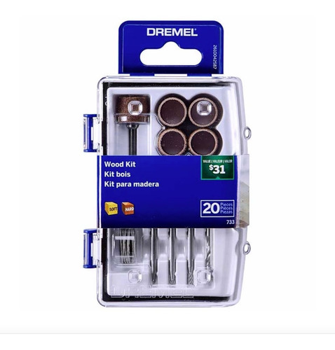 Kit Dremel 20 Acc, Para Madera 26150733ab, Ferrecat Spa