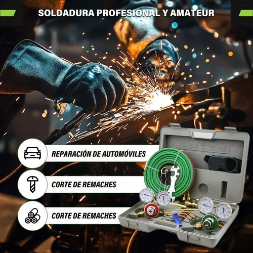 Equipo De Oxicorte Acetileno Para Soldadura Con Soplete