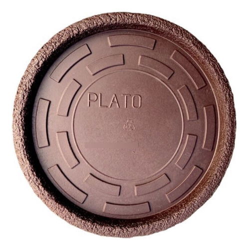 Plato Plástico Para Maceta Rotomoldeado Simple 42 Cm Rayun