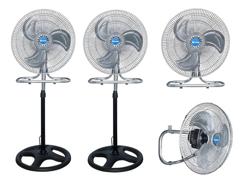 Ventilador De Piso Shtark Shtvp18n2 18 3 Velocidades 2 Pzs