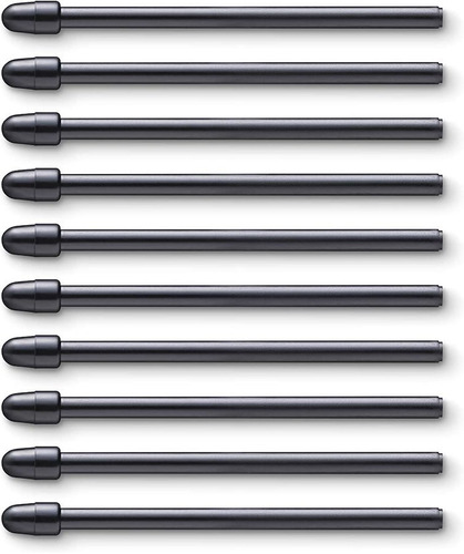 Puntas De Repuesto X10 Para Wacom Pro Pen 2 Ksh-a441 Color Negro