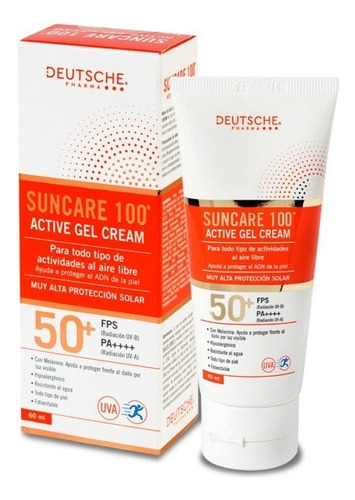 Protector Solar Suncare 100 Active Gel 60 Ml