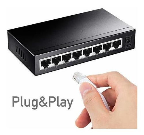 Cudy Gs108 Conmutador Gigabit Ethernet No Administrado 8 10