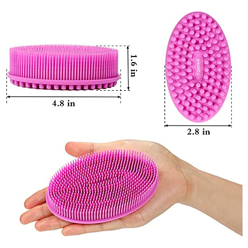 Exfoliante Corporal De Silicona, Juego De 3 Unidades, Suave,