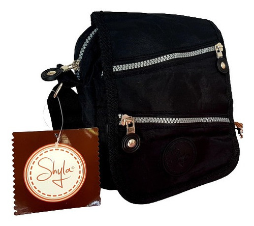 Bolso Estilo Crossbody Tono Negro Ébano