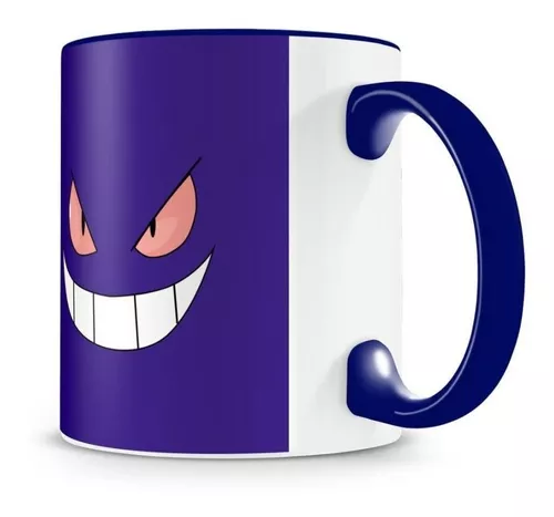 Caneca Xícara Pokemon Gengar Ghost Poison Roxo Pokemon